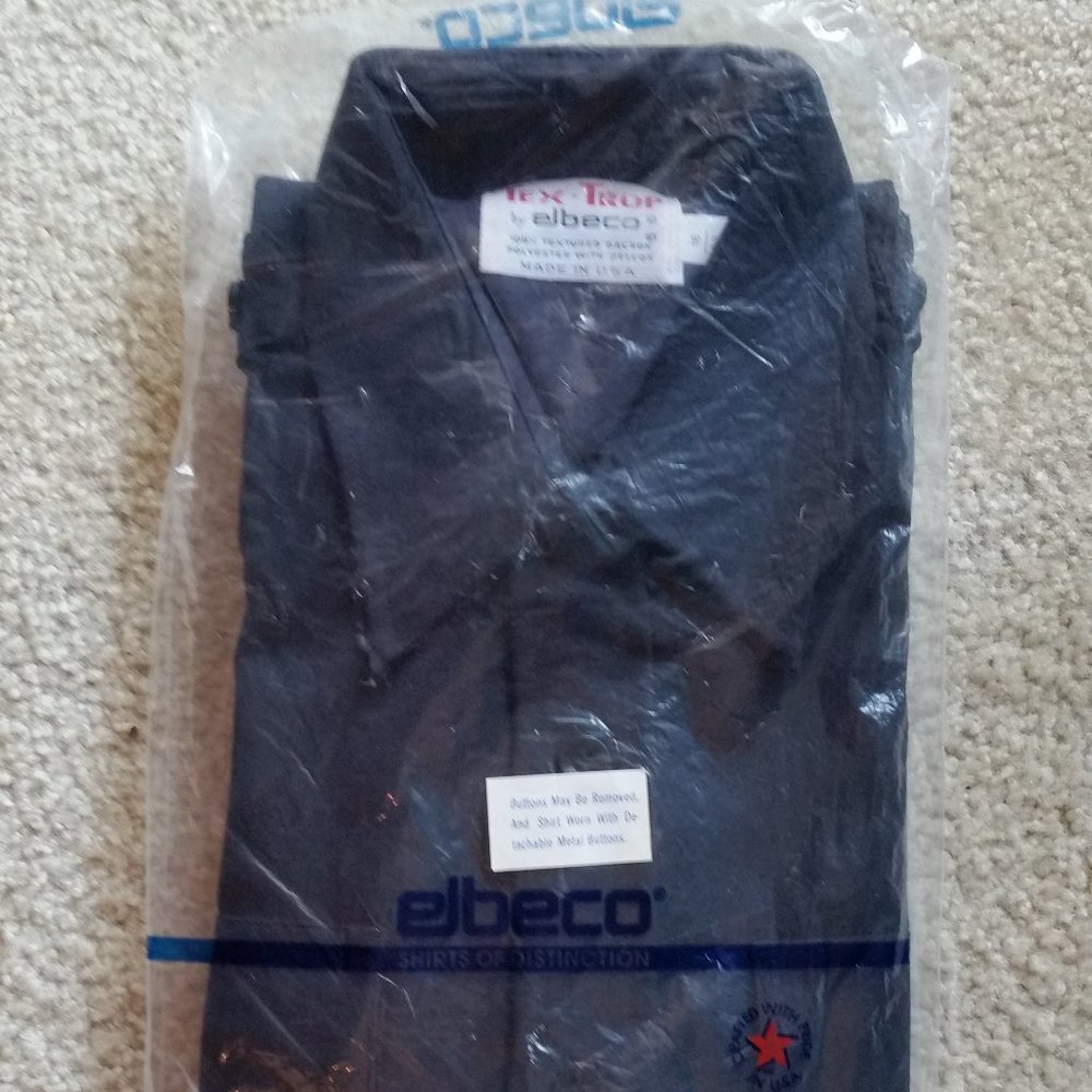 Elbeco Tex-Trop Long-Sleeved Black Shirt - 16-33